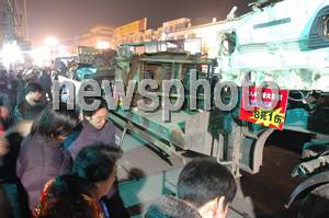 泰興舉辦交通事故車輛殘骸展覽