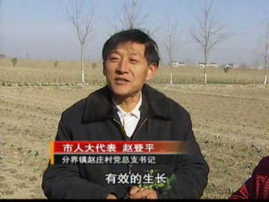 趙登平:牢記選民重托 帶領(lǐng)村民致富